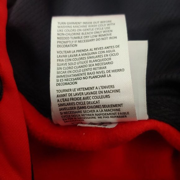 Chicago Blackhawks NHL Official Mens M Sweatshirt Red Pullover Hooded Hockey - Picture 9 of 9